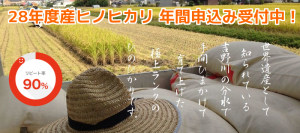 ヒノヒカリ　申し込み